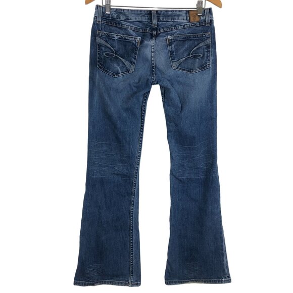 BKE Mystic 20 Stitch Bootcut Jeans 29/31.5 (Actual 31 x 31) Cotton Stretch Blue - Picture 3 of 8